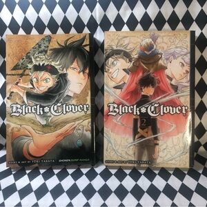 Black Clover - Book Lot - 1 + 2 - Manga Graphic Novels